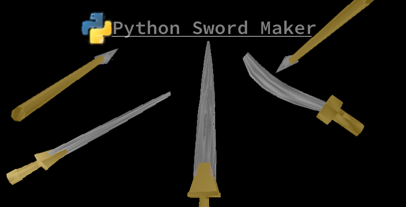 Python Model Sword Maker